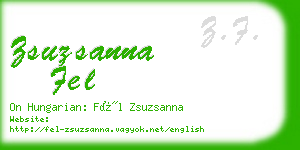 zsuzsanna fel business card